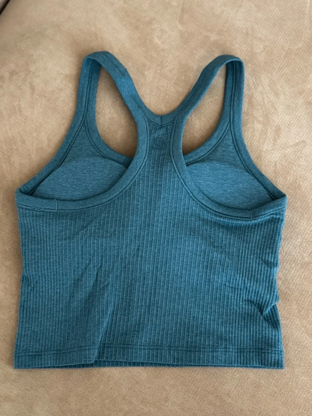 Lululemon ebb to street tank - desert teal CROPPED
